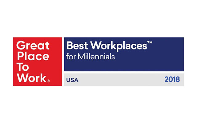 great places to work 2018 award logo