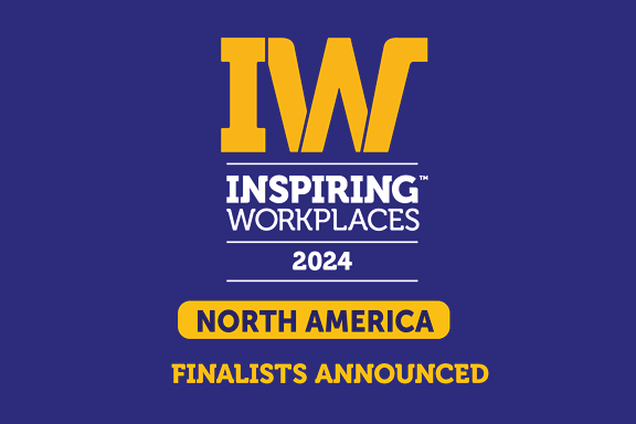 Inspiring Workplaces 2024 North America Finalists Announcement Logo